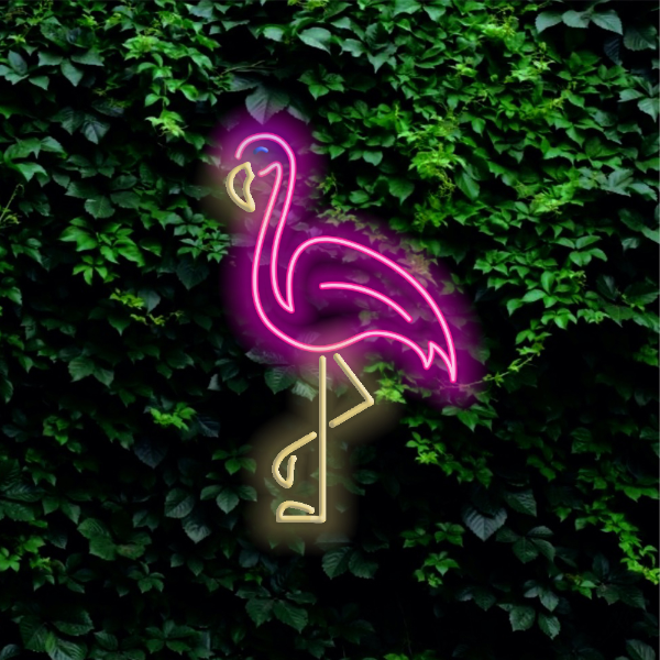 Letreiro de neon LED Flamingo - Letreiros de neon Planet Neon Made in London