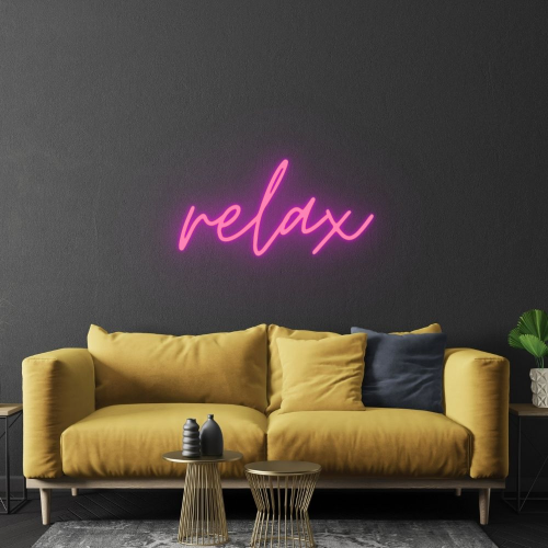 Relax Sign LED Neonschild - Made in London Inspirierende Neonschilder