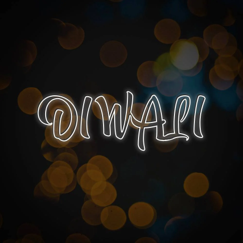 Diwali LED Neonskylt - Planet Neon Made in London Neon Signs