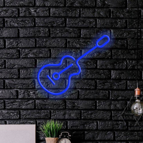 Gitarre LED Neonschild - Planet Neon Made in London Neonschilder