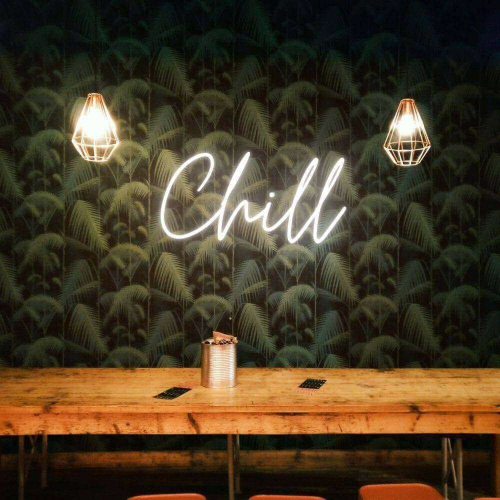 CHILL LEON SIGNE DE NÉON - Planet Néon Feito em Londres Neon Signons