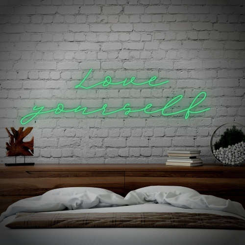 Love Yourself LED Neon Sign - Gemaakt in Londen Inspirerende neonborden