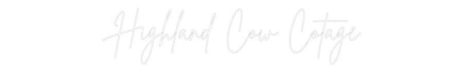 Custom Neon Sign Online Editor Highland Cow ...