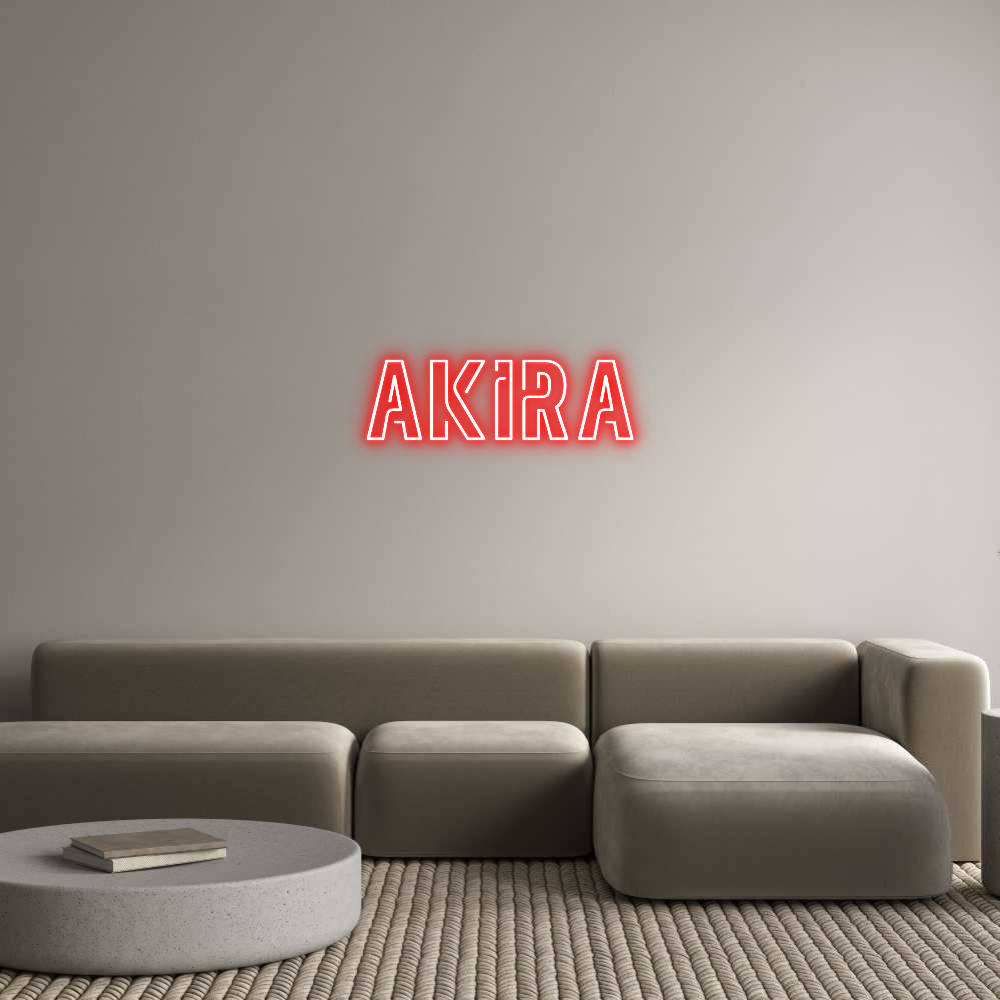 Custom Neon Sign Online Editor Akira