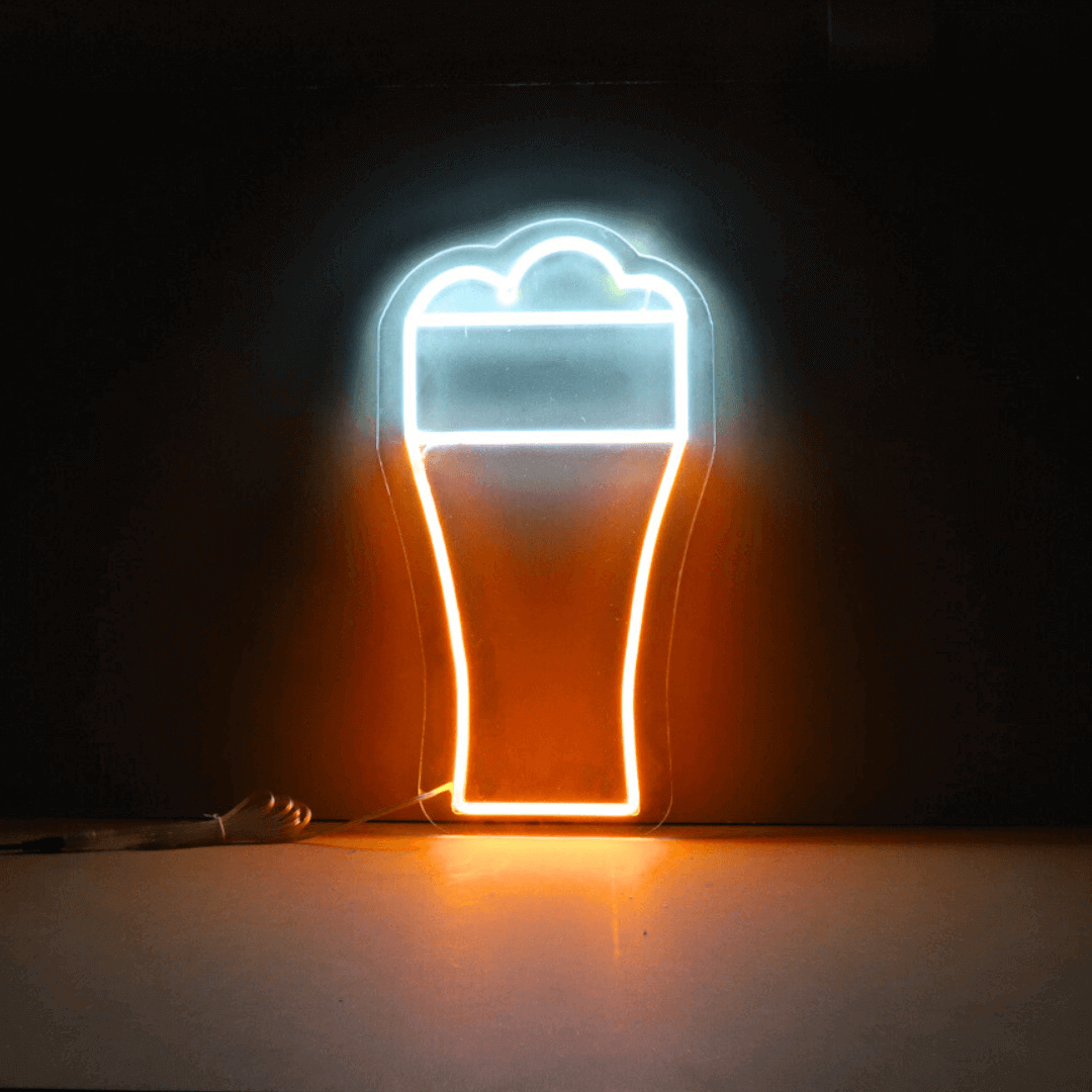 Bierglas RS LED Neonschild