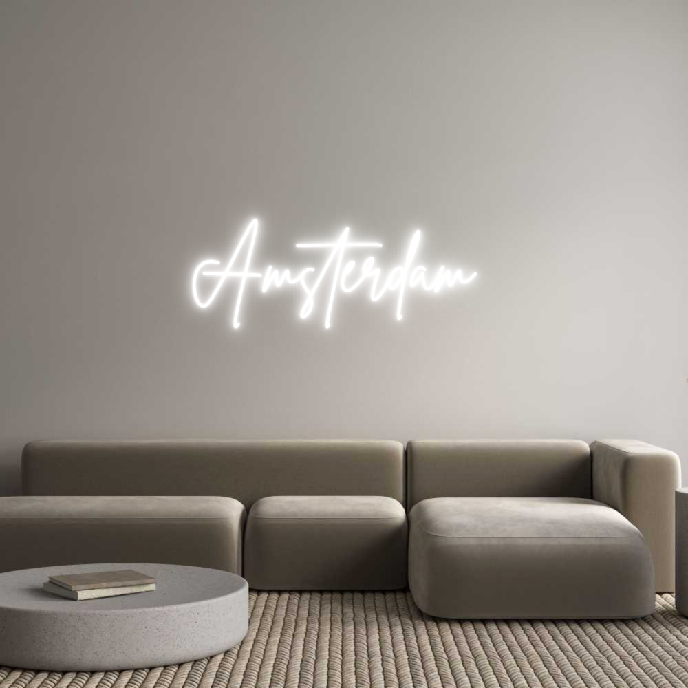 Custom Neon Sign Online Editor Amsterdam