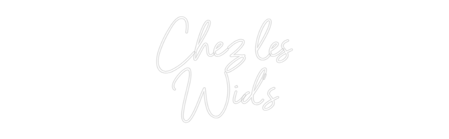 Custom Neon Sign Online Editor Chez les
Wid's