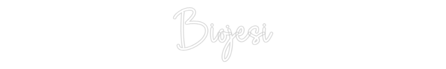 Brugerdefineret Neon Sign Online Editor Biojesi