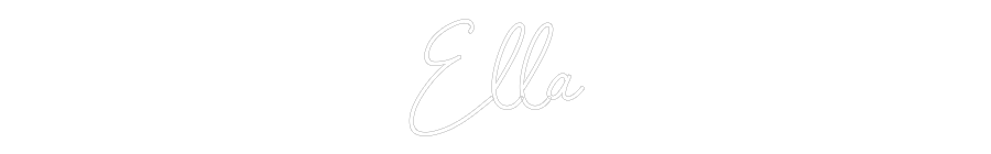 Custom Neon Sign Online Editor Ella