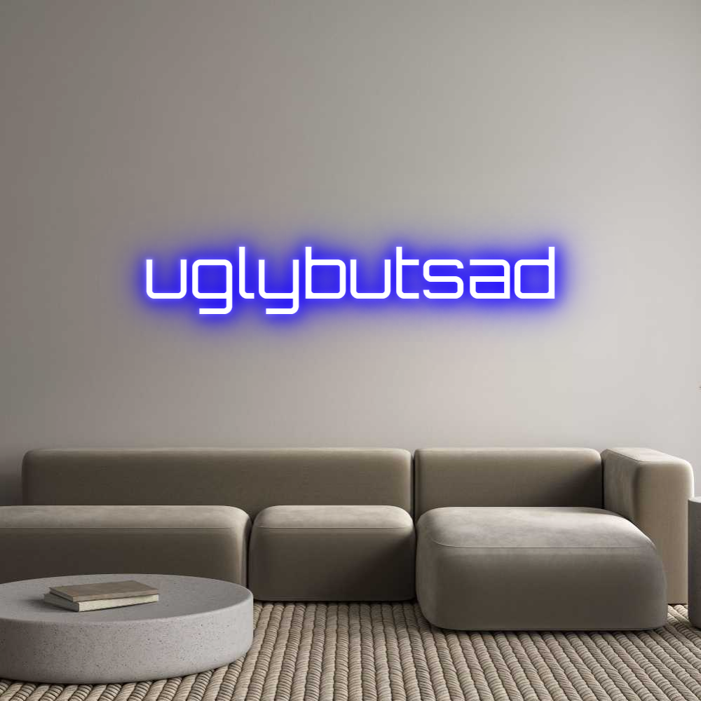 Custom Neon Sign Online Editor uglybutsad