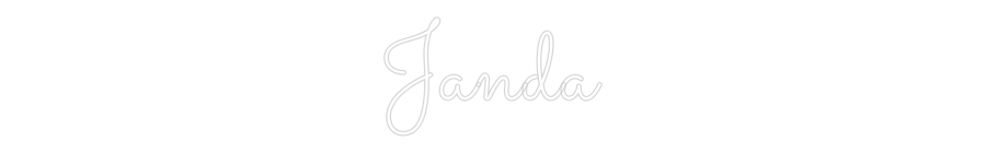 Custom Neon Sign Online Editor Janda