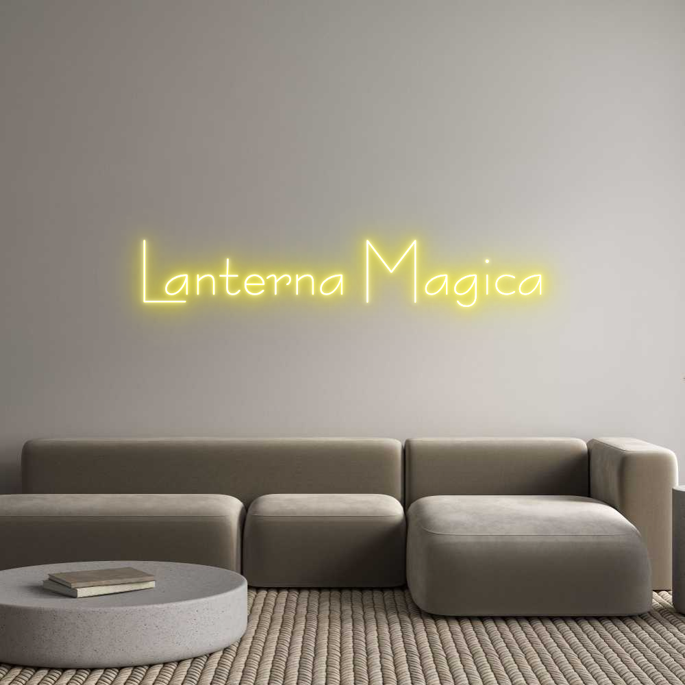 Custom Neon Sign Online Editor Lanterna Magica
