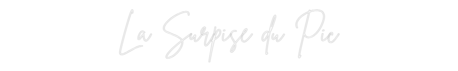 Custom Neon Sign Online Editor La Surpise du...