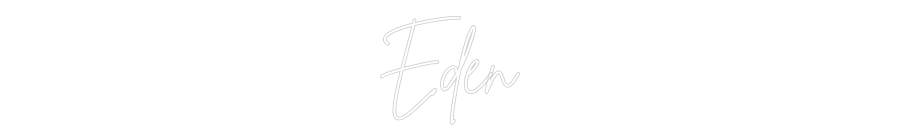 Custom Neon Sign Online Editor Eden