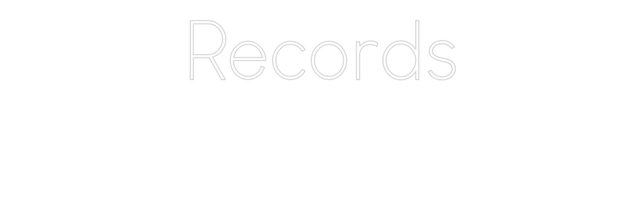 Custom Neon Sign Online Editor Records