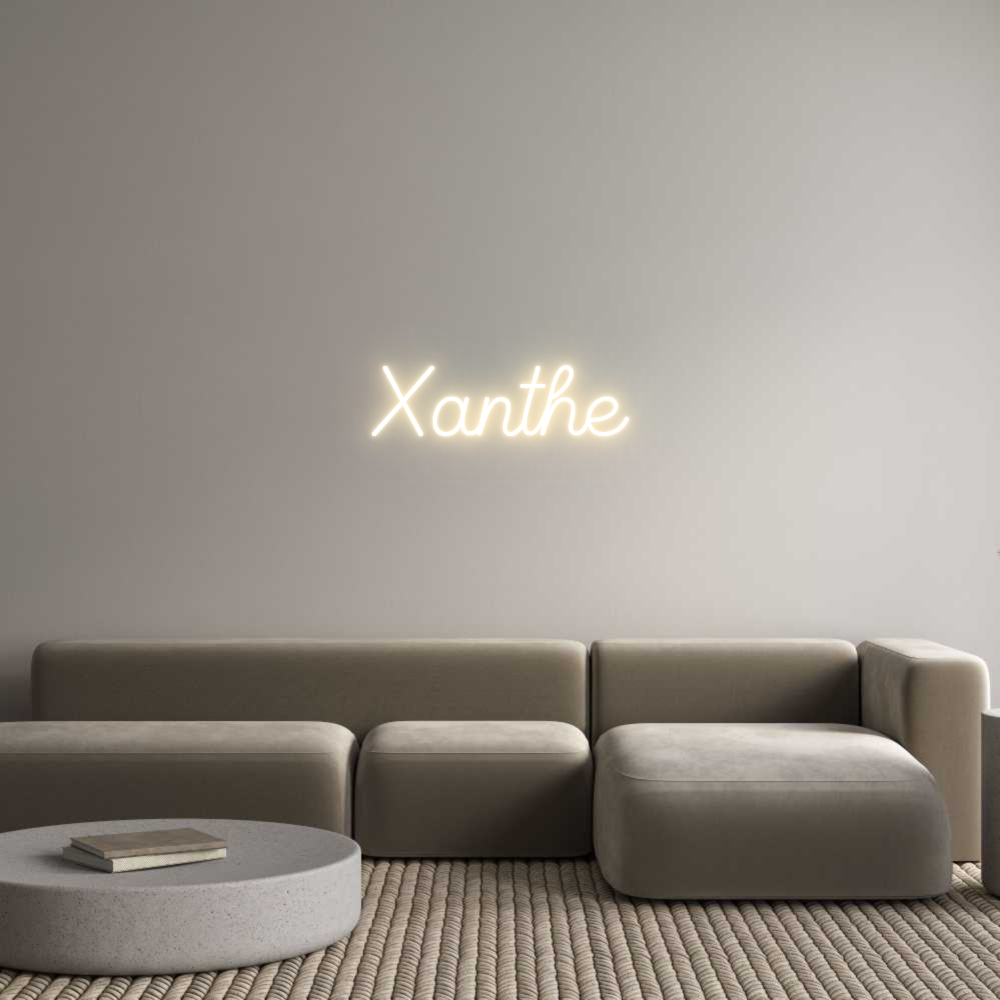 Custom Neon Sign Online Editor Xanthe