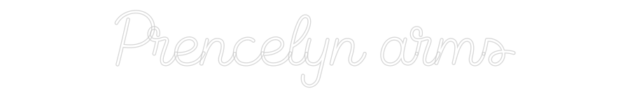Custom Neon Sign Online Editor Prencelyn arms