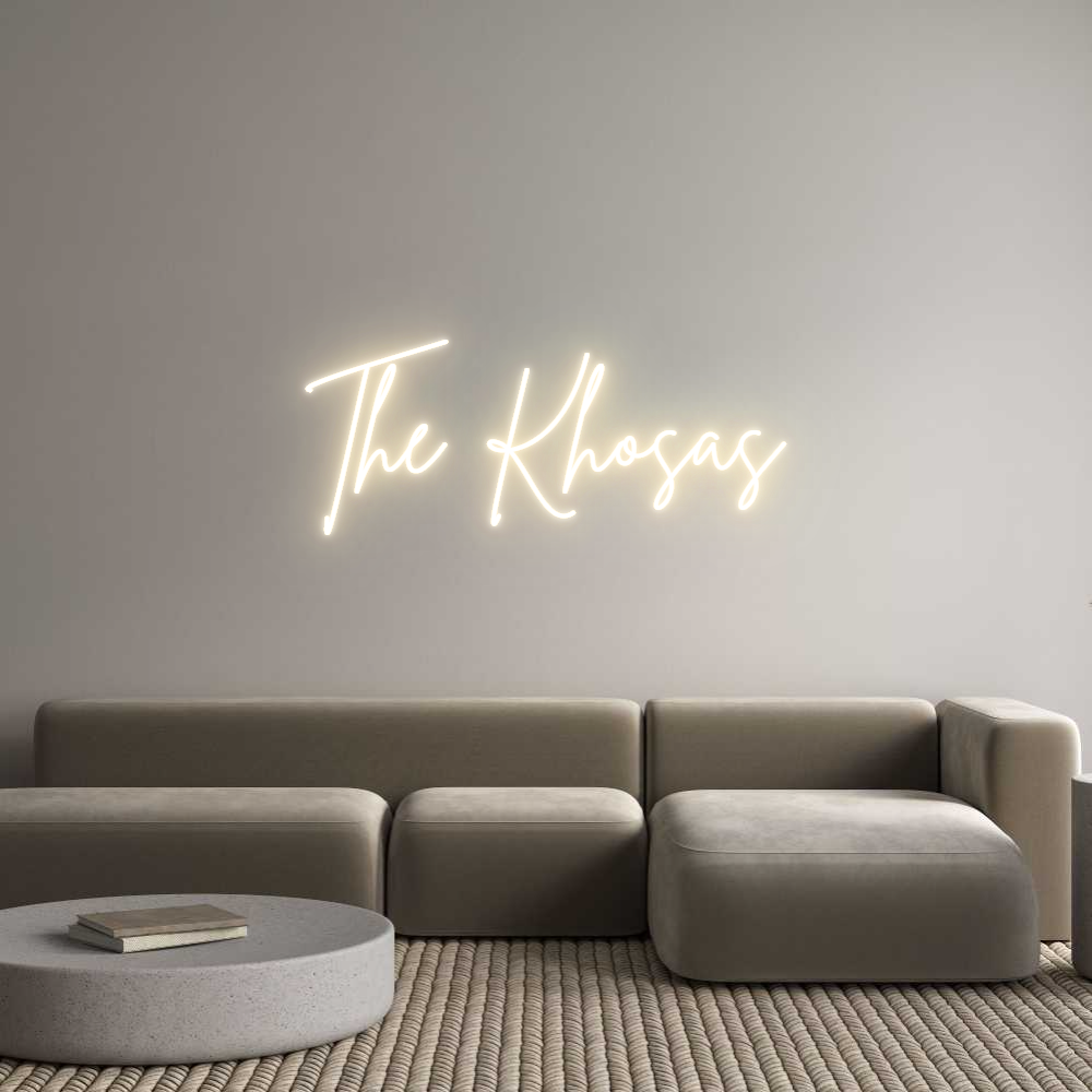 Custom Neon Sign Online Editor The Khosas