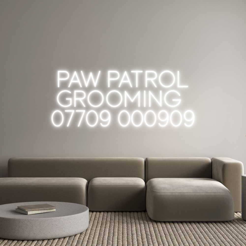 Custom Neon Sign Online Editor Paw Patrol
G...