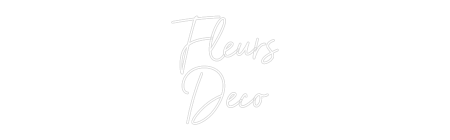 Custom Neon Sign Online Editor Fleurs
Déco