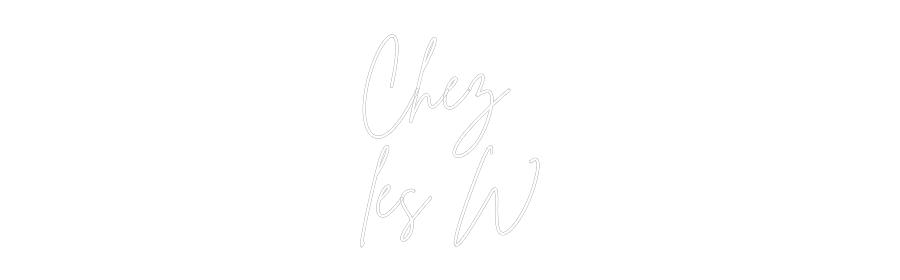 Custom Neon Sign Online Editor Chez
les W