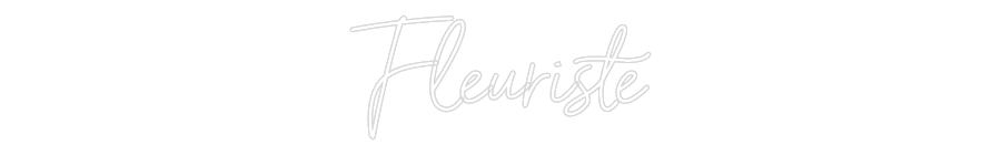 Custom Neon Sign Online Editor Fleuriste