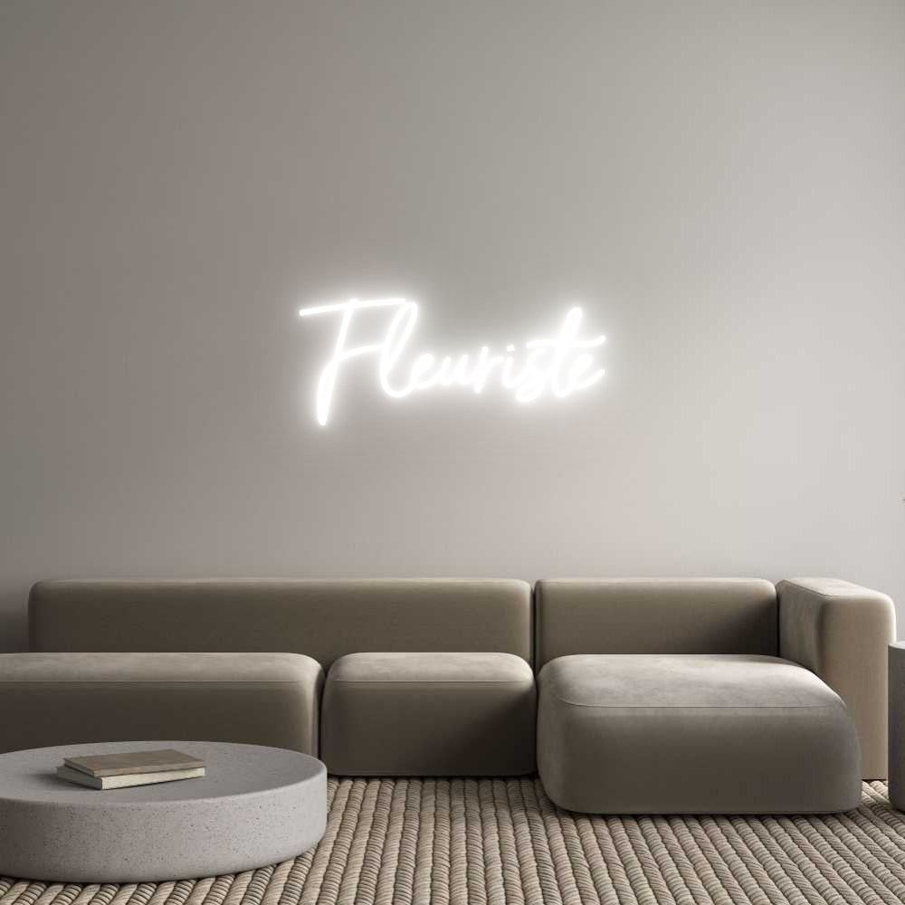 Custom Neon Sign Online Editor Fleuriste