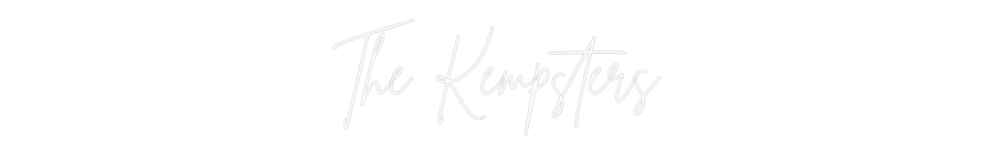 Custom Neon Sign Online Editor The Kempsters