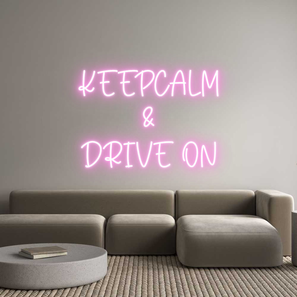 Editor on-line de letreiros de neon personalizados KEEPCALM
&
...