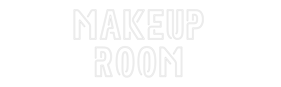 Brugerdefineret Neon Sign Online Editor MAKEUP
VÆRELSE