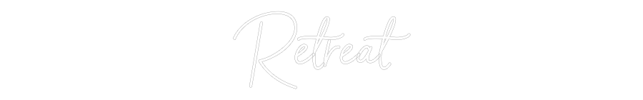 Custom Neon Sign Online Editor Retreat