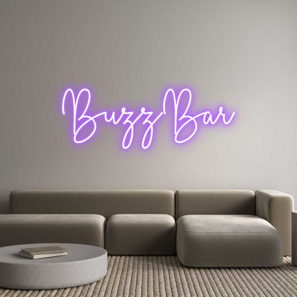 Custom Neon Sign Online Editor BuzzBar
