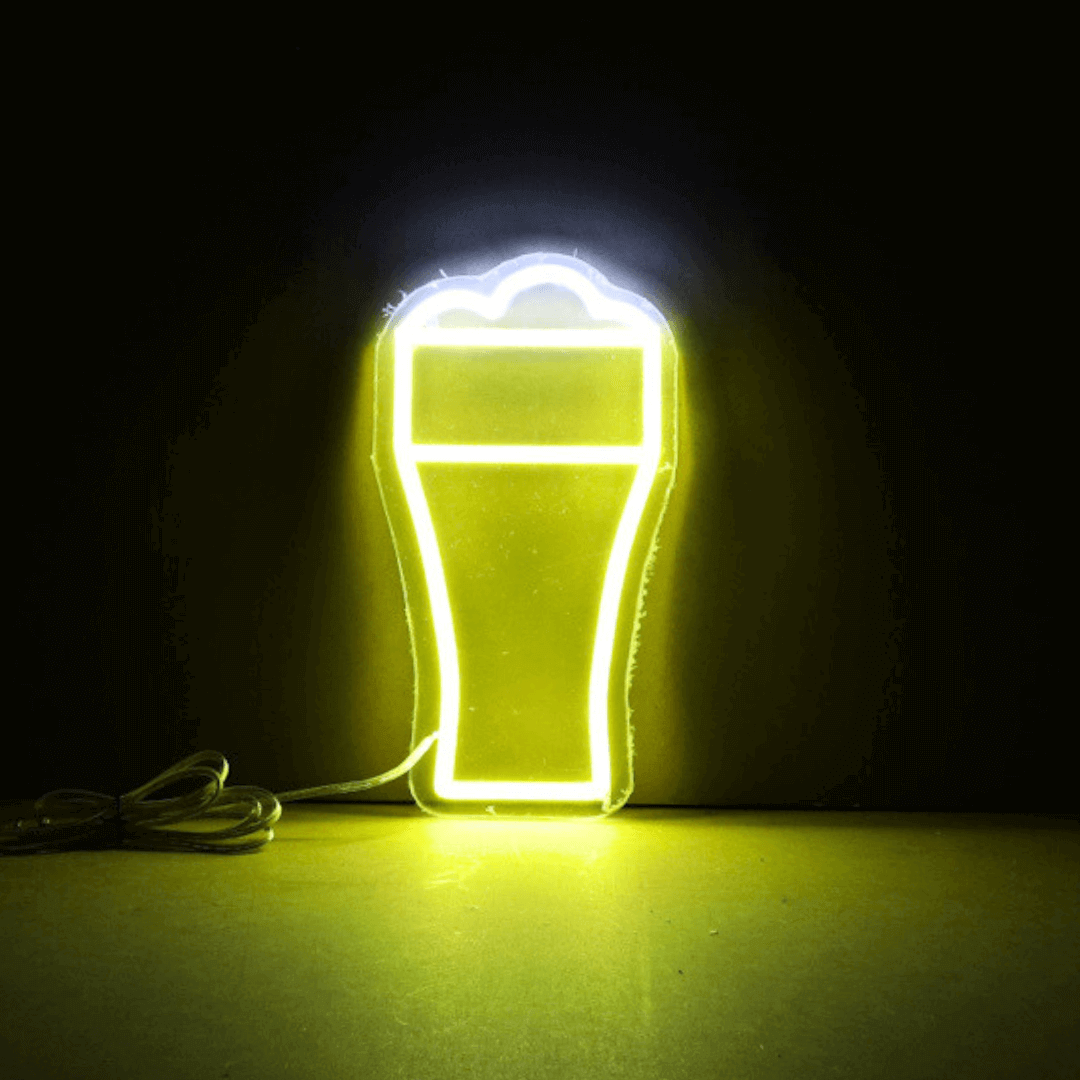 Bierglas RS LED Neonschild
