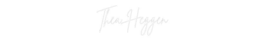Custom Neon Sign Online Editor Thea Heggen