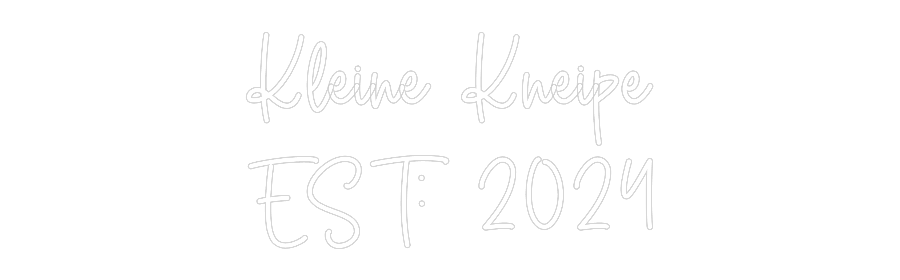 Custom Neon Sign Online Editor Kleine Kneipe...