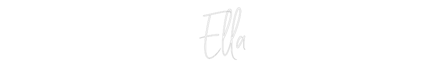 Custom Neon Sign Online Editor Ella
