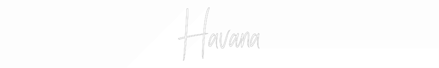 Custom Neon Sign Online Editor Havana