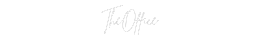Custom Neon Sign Online Editor TheOffice