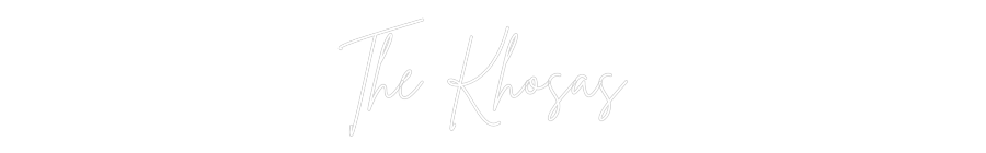 Custom Neon Sign Online Editor The Khosas