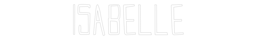Custom Neon Sign Online Editor Isabelle