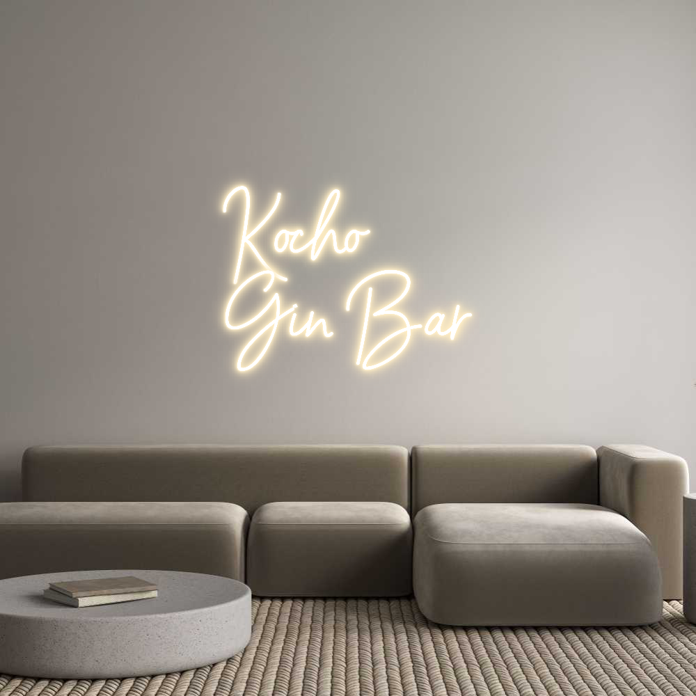 Custom Neon Sign Online Editor Kocho
Gin Bar