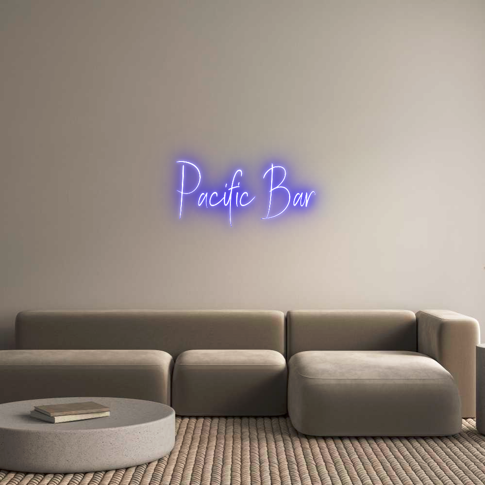 Custom Neon Sign Online Editor Pacific Bar