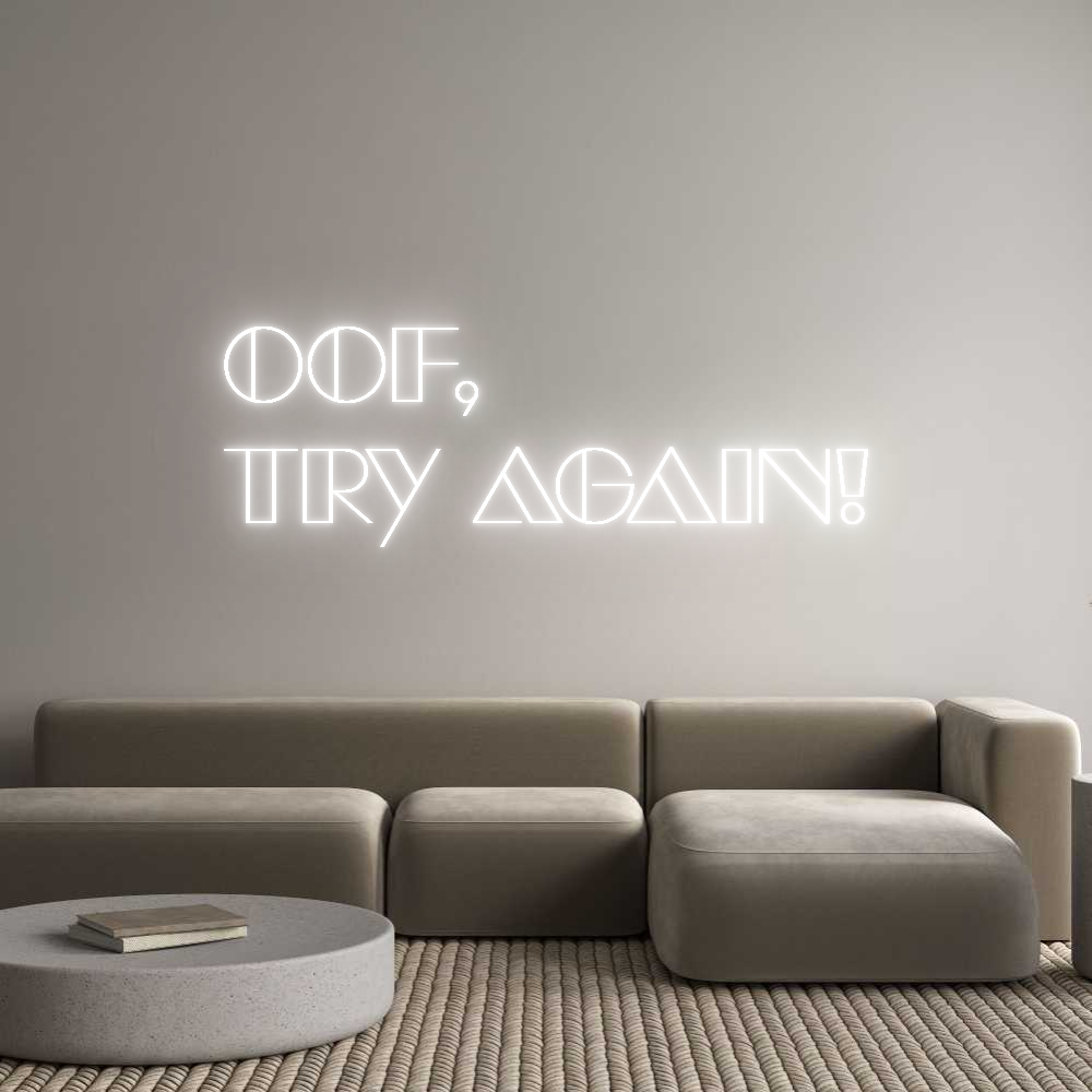 Custom Neon Sign Online Editor oof,
prøv igjen...