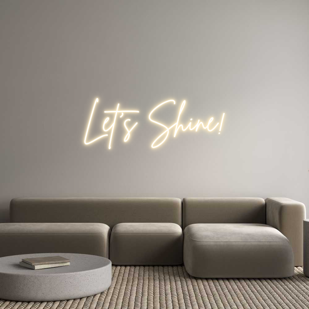 Custom Neon Sign Online Editor Let's Shine!
