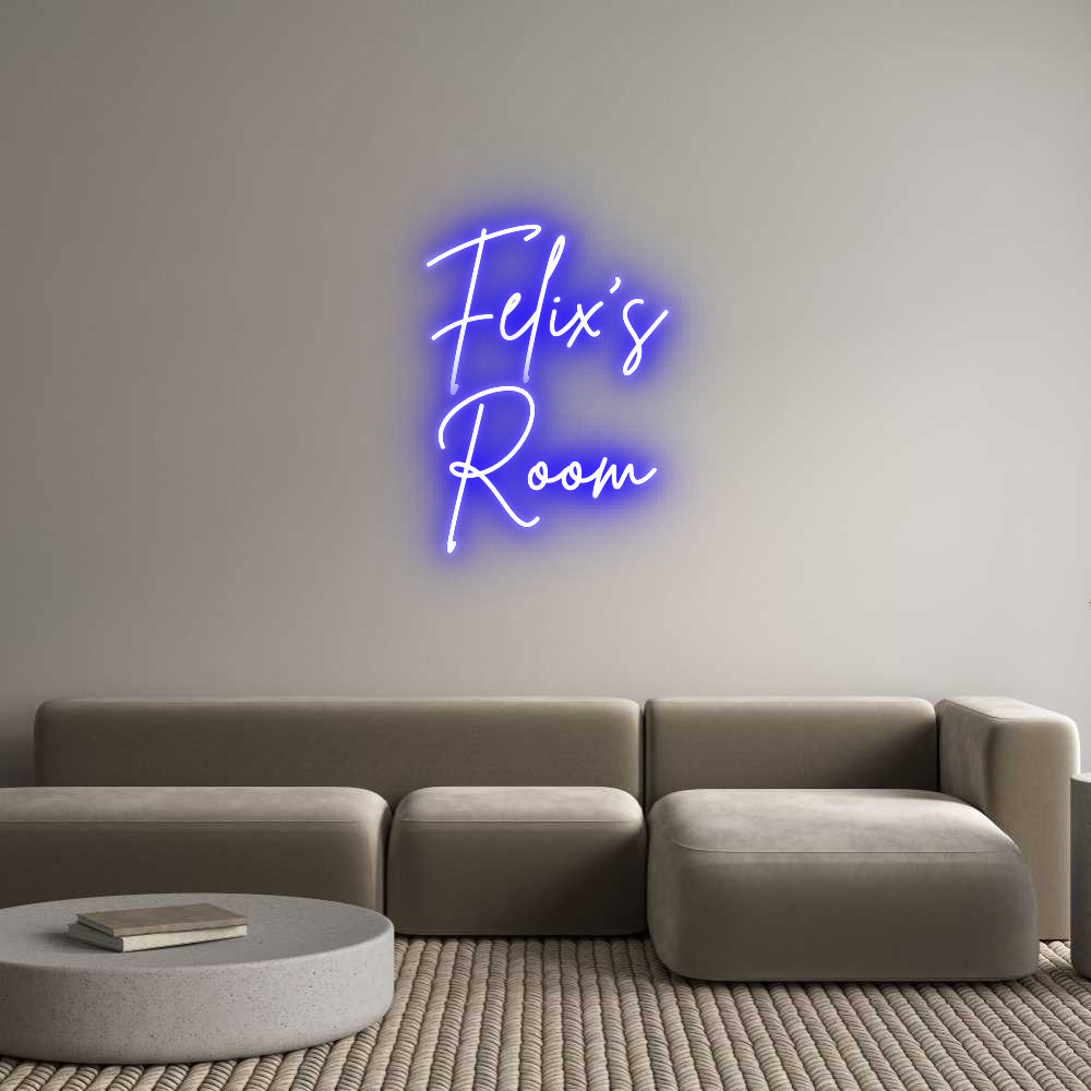 Editor online di insegne al neon personalizzate Felix's
Camera