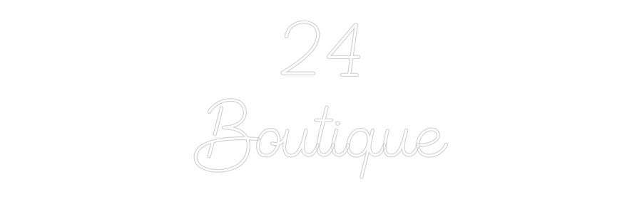 Custom Neon Sign Online Editor 24
Boutique