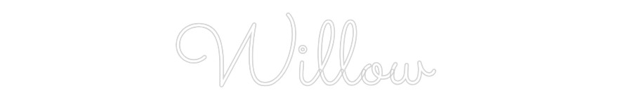 Custom Neon Sign Online Editor Willow