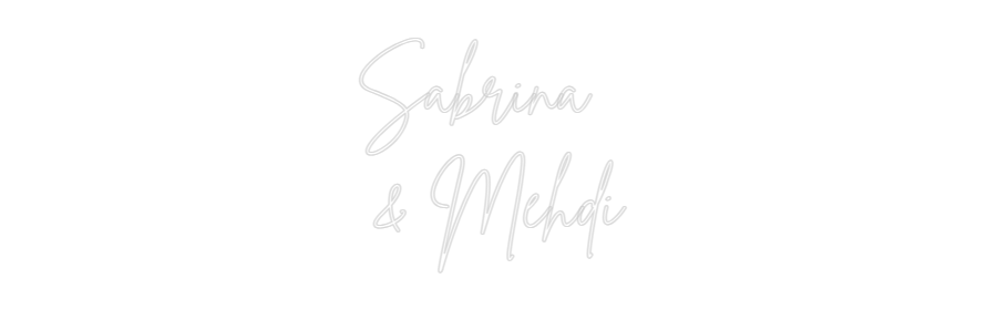 Custom Neon Sign Online Editor Sabrina  
& ...