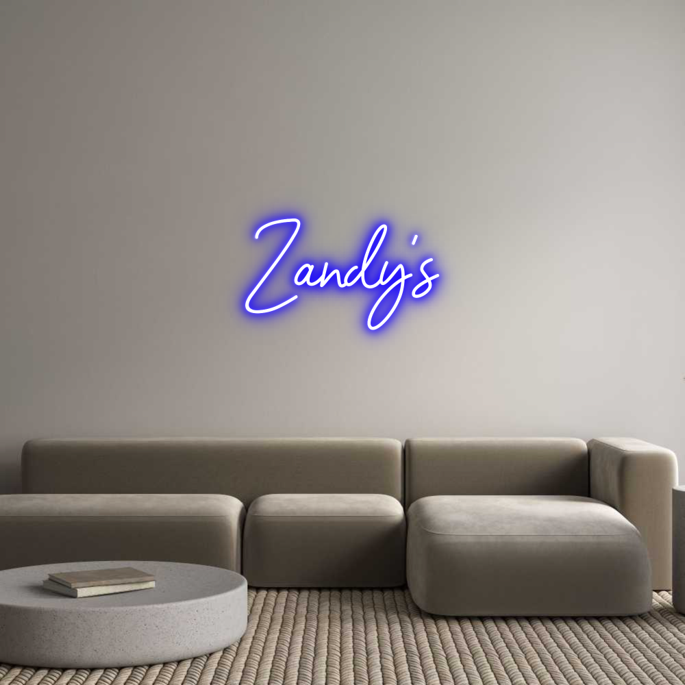 Custom Neon Sign Online Editor Zandy’s