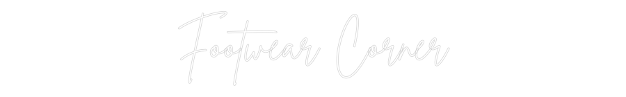 Editor online di insegne al neon personalizzate Footwear Corner